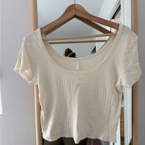 Bundle of 3 Rylee+Cru Pointelle tees - Picture 4 of 10